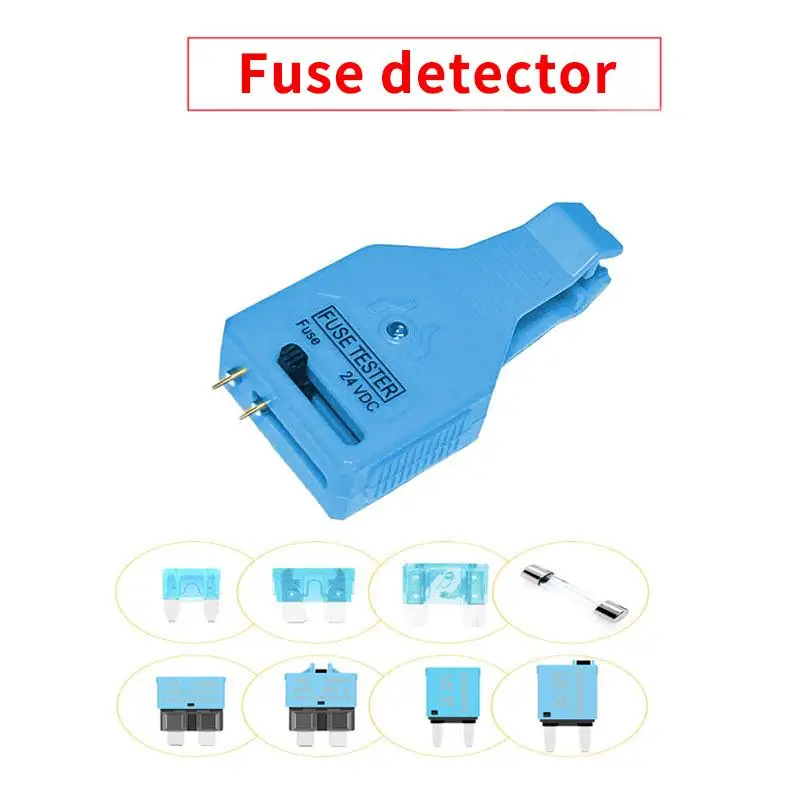 1Pcs DC24V Car Tester Blade Puller Car Fuse Tester Multi-Functional Car Fuse Checker Puller Removal Tool For Mini/Standard Blade