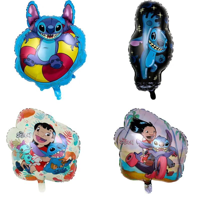 Cartoon Disney Stitch Balloons Aluminum Film Balloon Stitch Kids Birthday Party Decoration Balloon Baby Shower