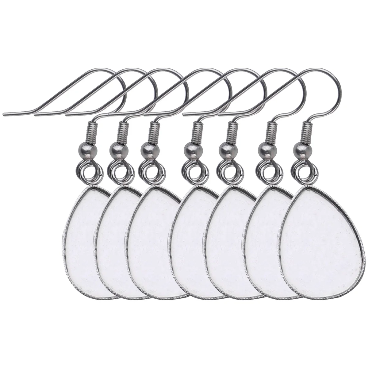 

40pcs Earring Kit Stainless Steel Eardrop Jewelry Making Set Heart Shaped Danglers for Women Girls Birthday Gift Party