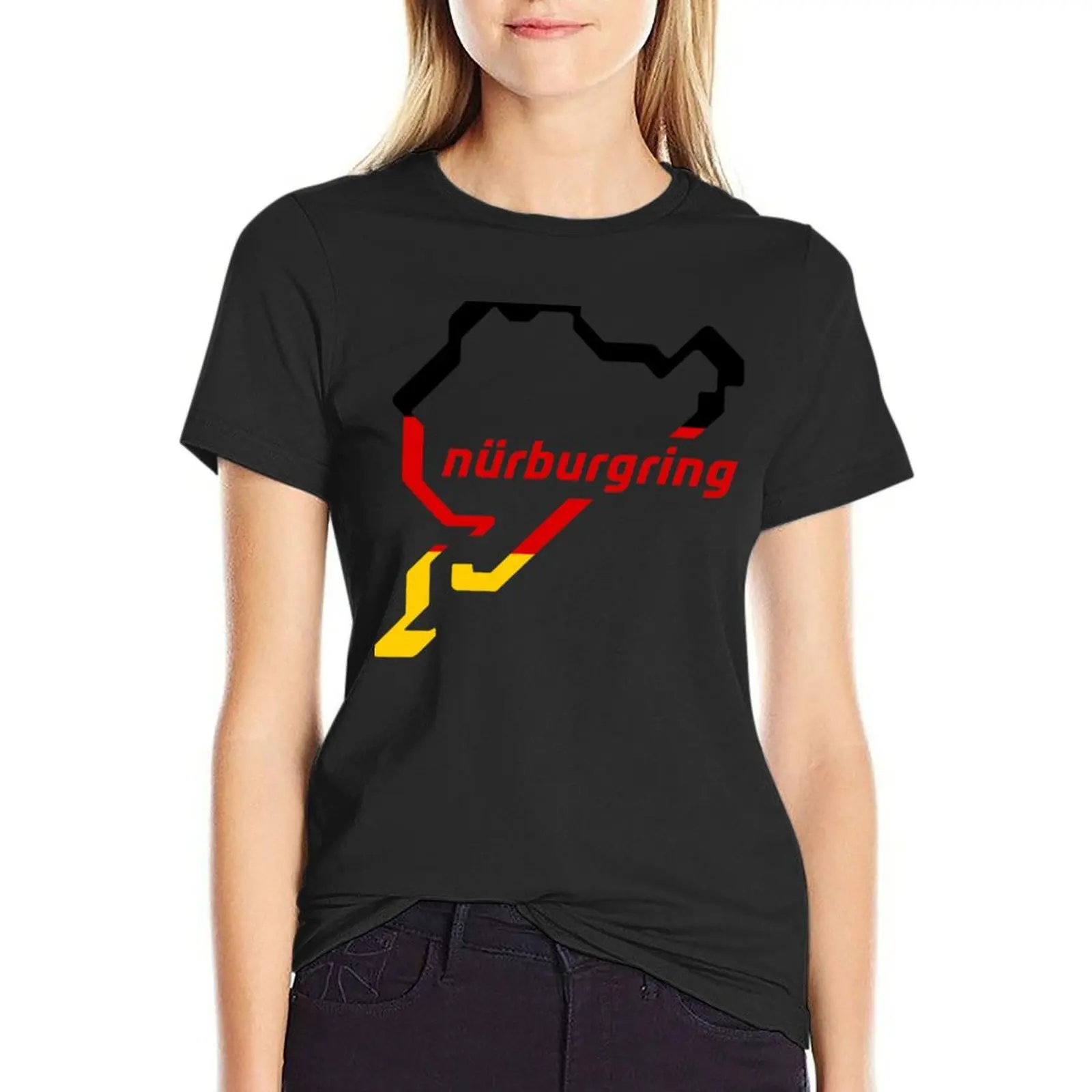 

Nurburgring T-Shirt cute tops vintage clothes customizeds cropped t shirts for Women
