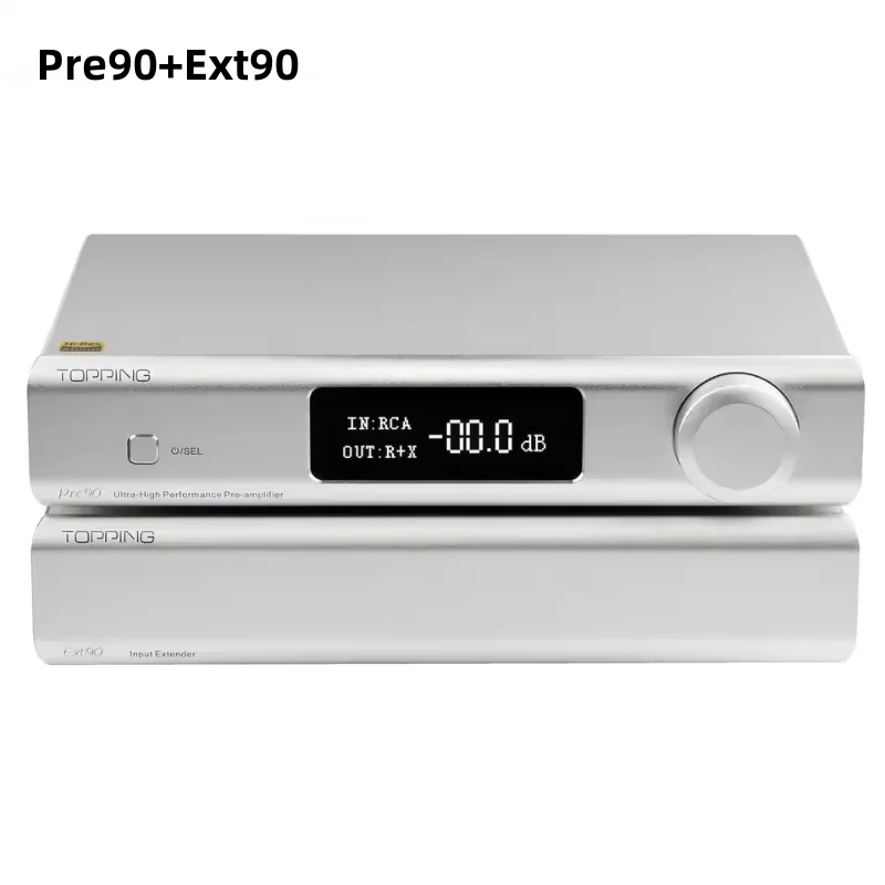 

Предусилитель TOPPING Pre90 и расширитель входов Ext90: Hi-Res аудио, ультравысококачественные модули NFCA, комбинация выходов AMP RCA/XLR