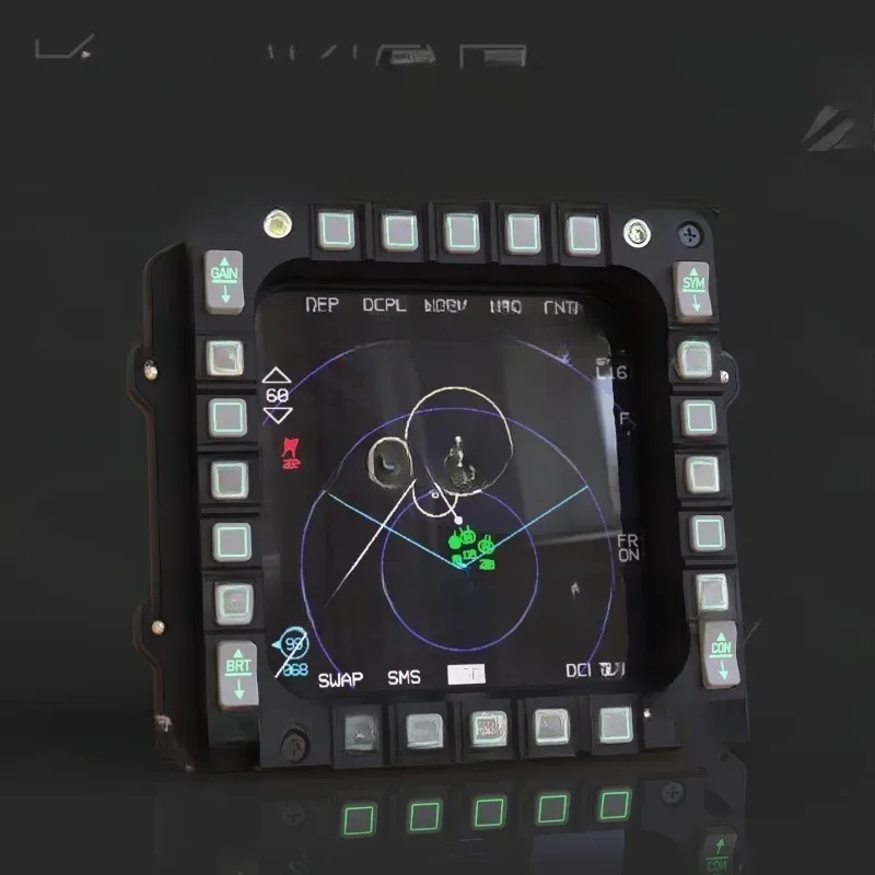 For DCS or Falcon BMS of Instruments Such As F16 Cockpit Simulation Flight MFD