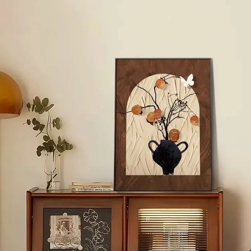 Table top painting, retro living room decoration painting