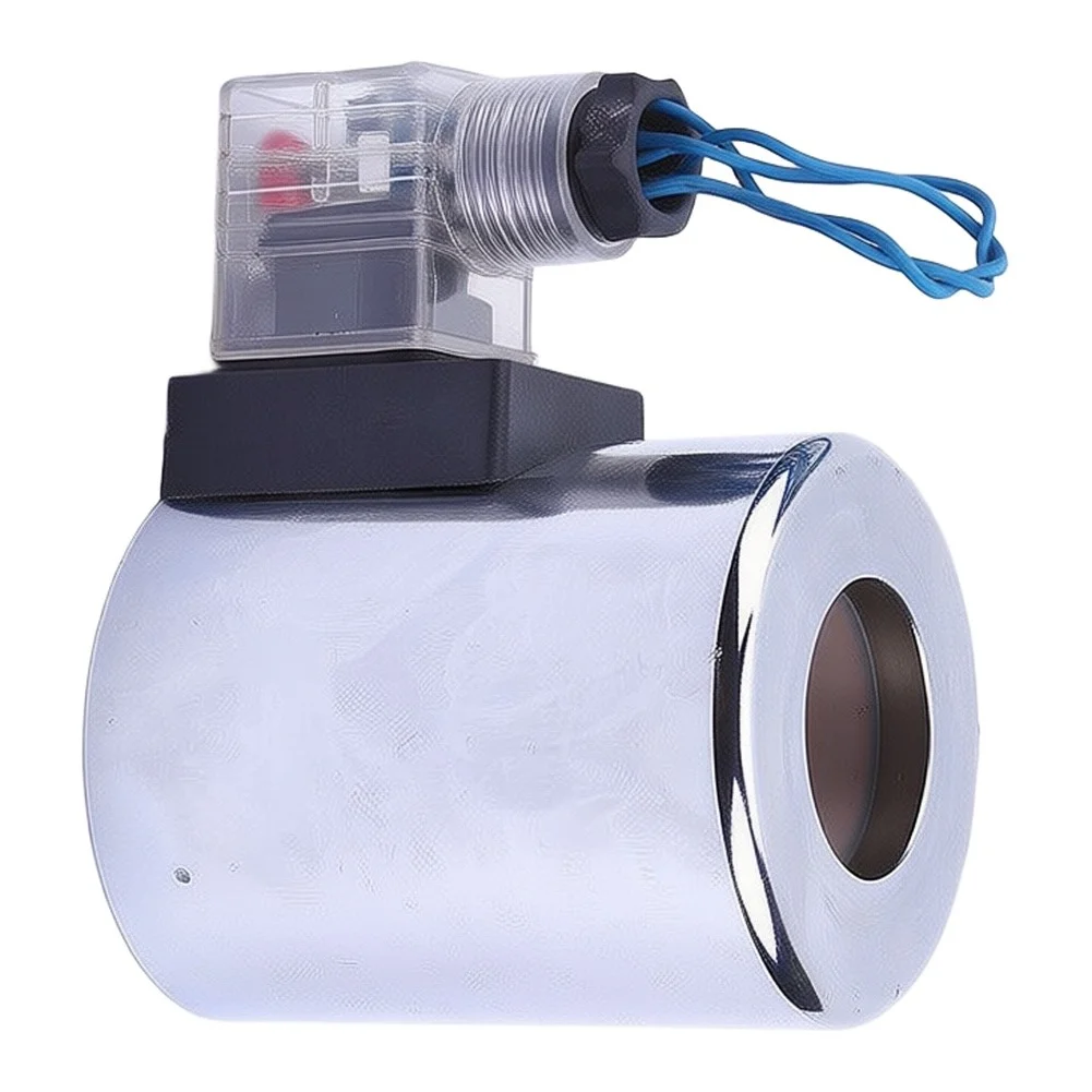 MFZ12-90YC Hydraulic Solenoid Valve Coil 12VDC 23mm Bore 50mm Height Copper Winding for Standard Hydraulic Valves