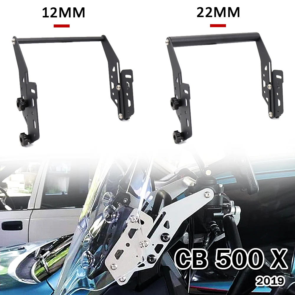 

Motorcycle Accessories For Honda CB500X Navigation Support Windshield Automatic Lifting Function Adjustment GPS Phone Bracket