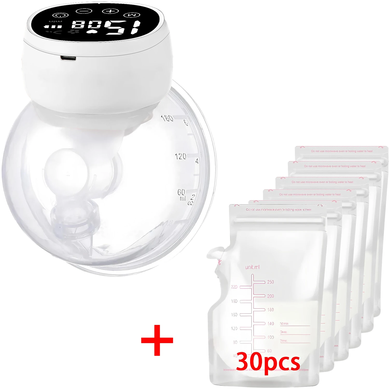 Elektryczny, przenośny, noszony na ciele laktator F1, bez użycia rąk, z regulacją poziomów ssania, komfortowy, automatyczny laktator.