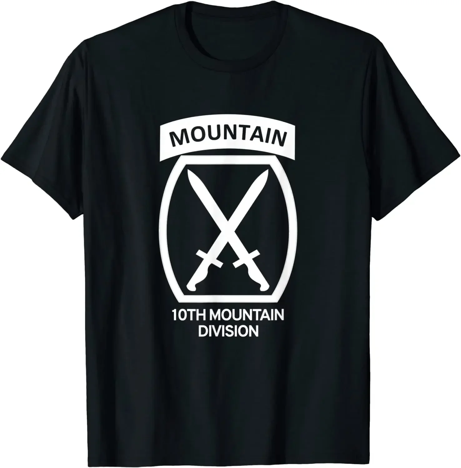 

US Army 10th Mountain Division Men T-Shirt Short Sleeve Casual 100% Cotton O-Neck Summer Shirts