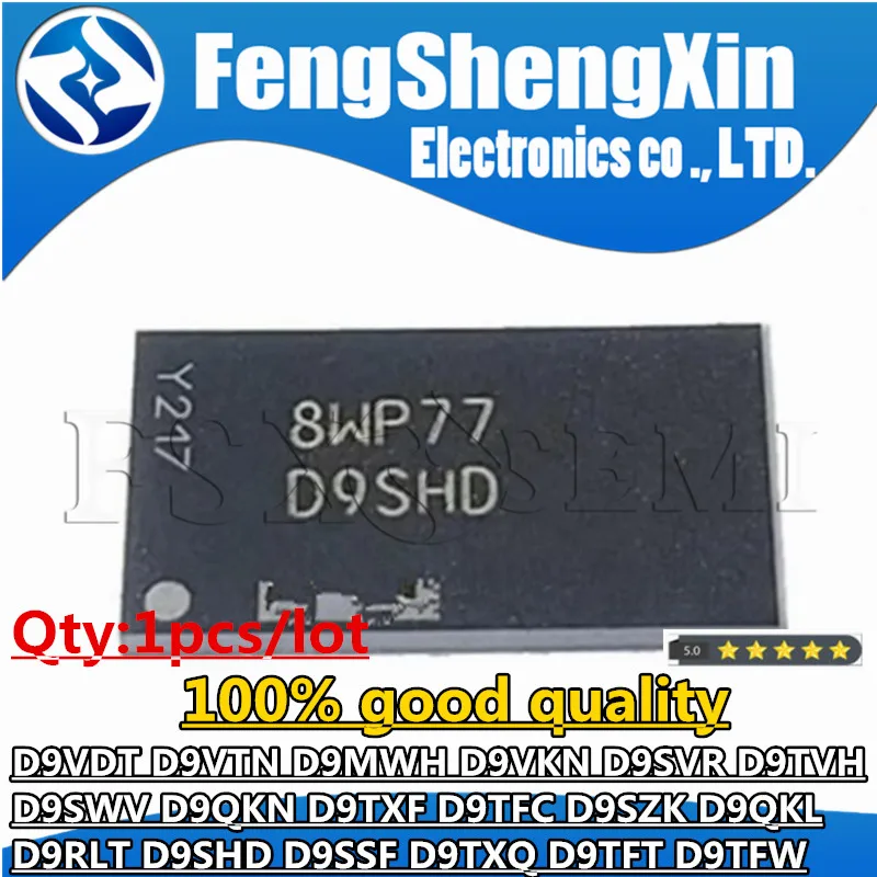 1pcs D9VDT D9VTN D9MWH D9VKN D9SVR D9TVH D9SWV D9QKN D9TXF D9TFC D9SZK D9QKL D9RLT D9SHD D9SSF D9TXQ D9TFT D9TFW BGA Chips