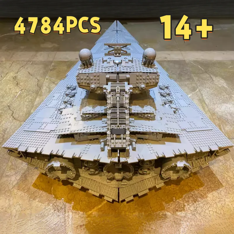 

4784 шт. Creative 75252 Разрушитель империй Ultimate Космический корабль, развивающие игрушки, рождественские подарки и подарки на день рождения