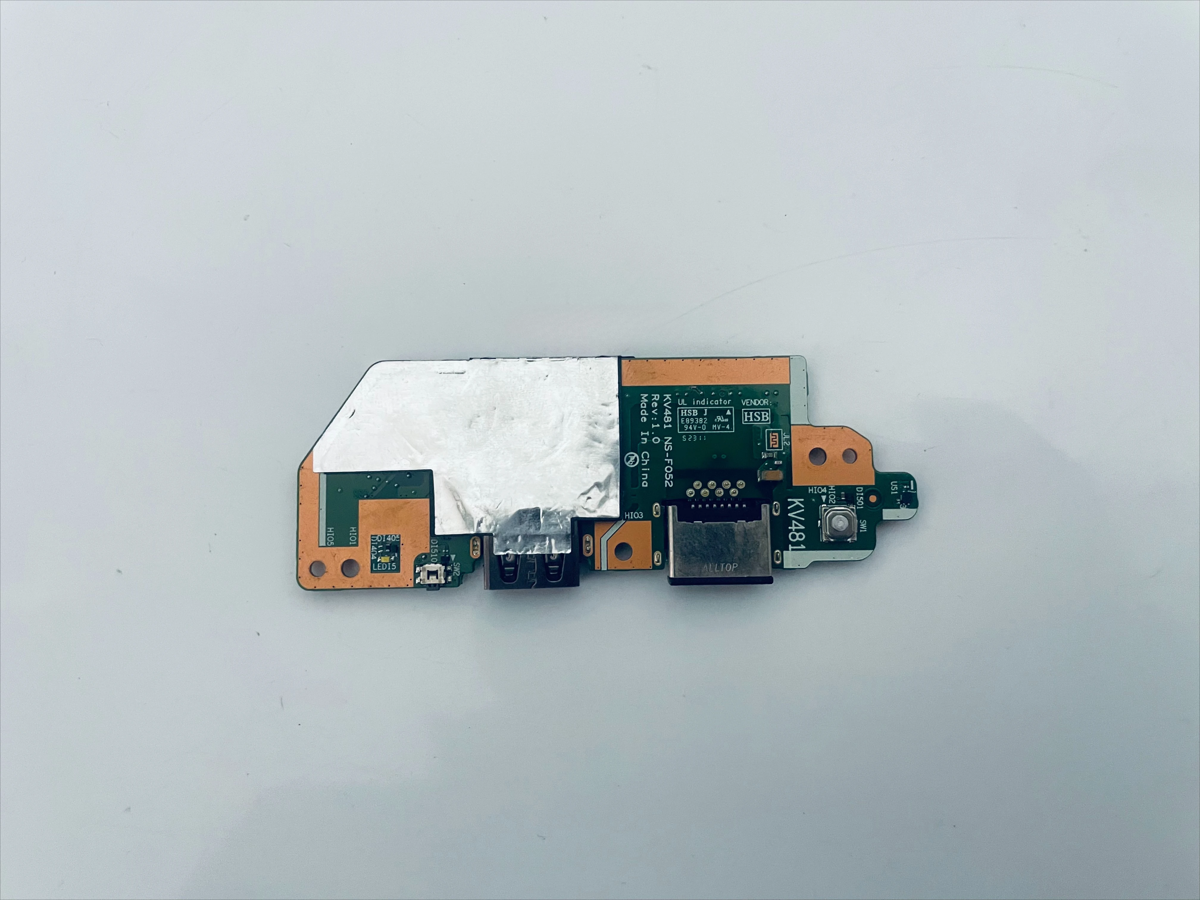 For Lenovo V14 G4 KV481 NS-F052 USB board, switch board network interface card board