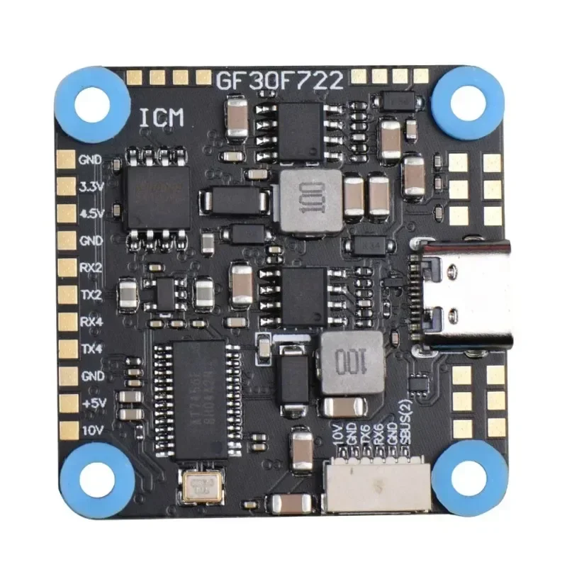 JHEMCU GF30F722 ICM F722 Flight Controller with Barometer OSD 5V 10V Dual BEC 3 8S 30 5x30 5mm for FPV Freestyle HD Drones