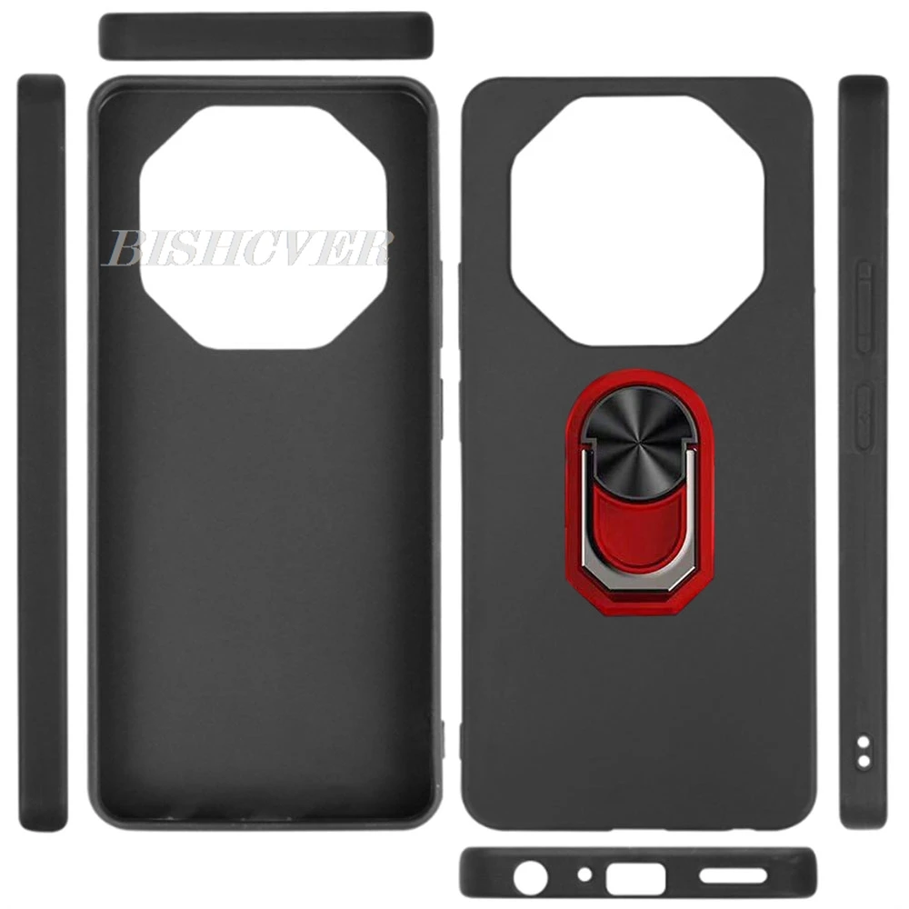 For Blackview Oscal Tiger 8 6.88" Blackview Shark 6 5G Back Ring Holder Bracket Phone Case phone TPU Soft Silicone Cover