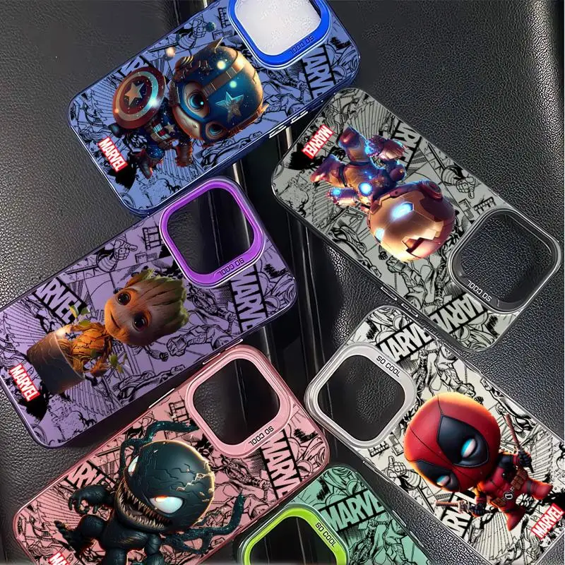 Deadpool Venom Case for Apple iPhone 15 Plus X 12 Pro 11 Pro Max XR 13 XS Max 14 Pro 13 Pro 12 Silicone Cover