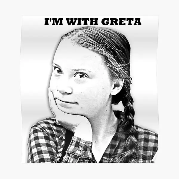 Greta Thunberg Climate Activist  Poster Picture Funny Vintage Modern Wall Room Decor Art Decoration Mural Home Print No Frame