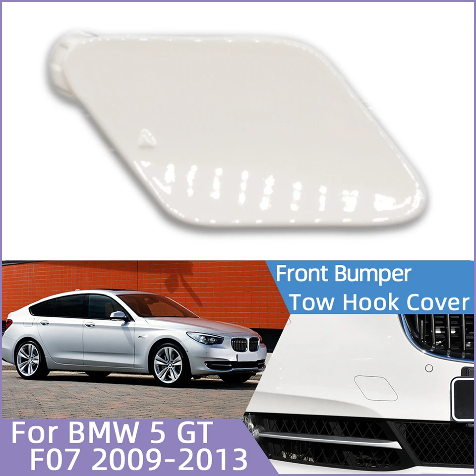 

Car Accessories For BMW 5 GT F07 Ordinady Version 09-13 Front Bumper Tow Hook Cover Lid Towing Hauling Trailer Shell Cap Trim