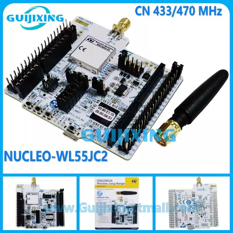 

The existing NUCLEO-WL55JC2 uses the STM32WL55JCI MCU SMPS STM32 Nucleo-64 development board