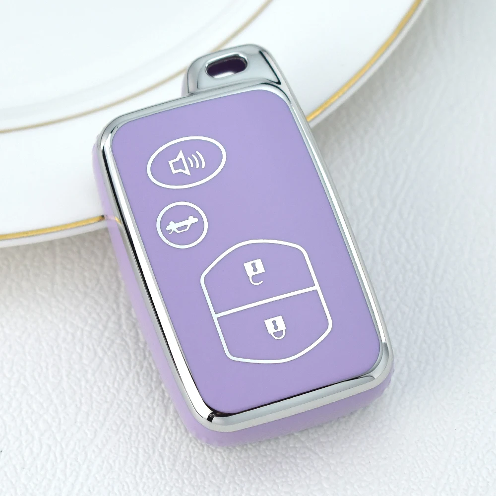2/3/4 Buttons TPU Car Key Case Cover for Toyota Camry Prius Land Cruiser Prado 150 Crown for Subaru Foreste XV Keychain Holder view 5