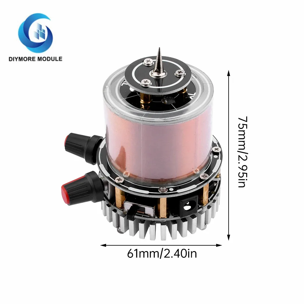 Artificial Lightning Mini Plasma Music Tesla Coil Arc Generator Teaching Tool Wireless Lighting Bluetooth Connectable