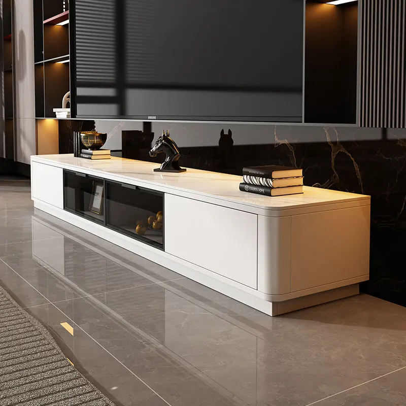 Vintage unieke tv-standaard lichte luxe creativiteit ontwerper film industriële monitor tv-standaard eenvoudig minimalistisch Muebles-meubilair