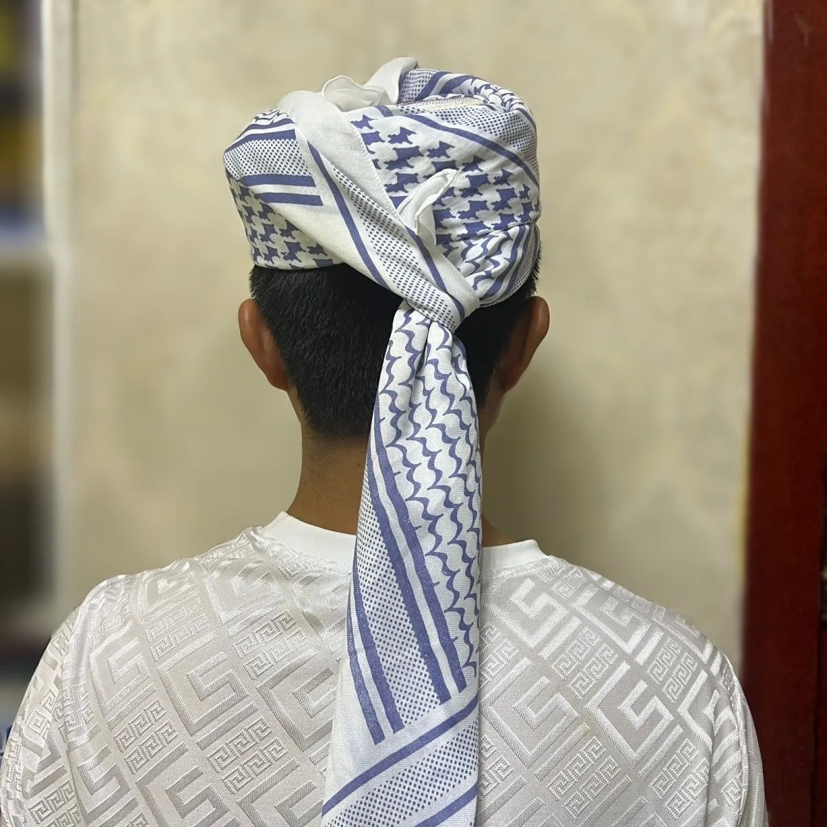 Gorros musulmanes para hombres, bufanda para la cabeza, pañuelo islámico, Hijab, Arabia Saudita, turbante judío, pañuelo para la cabeza, Pakistán,