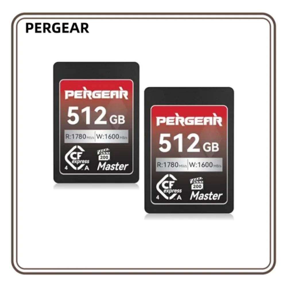 

Карта памяти PERGEAR 256 ГБ 512 ГБ 1 ТБ CFexpress 4,0 типа A (2 шт.) До 1780 МБ/с Скорость чтения USB4.0 Необработанная запись 8K 30P для Sony