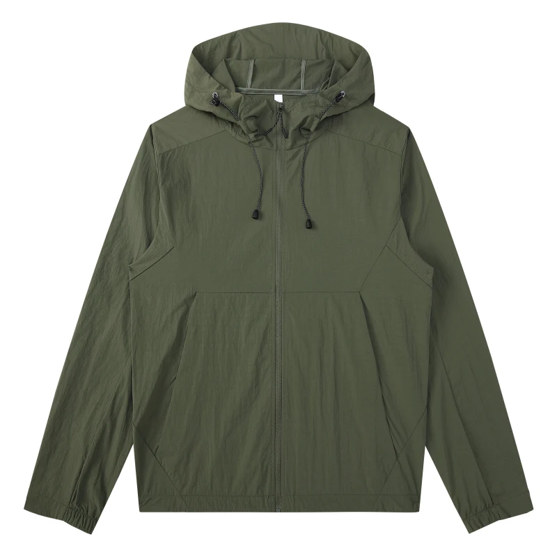 Outdoor Running Sports UV Resistant Skin Clothing Fashionable and Trendy Loose Comfortable Breathable Couple Sunscreen Clothing