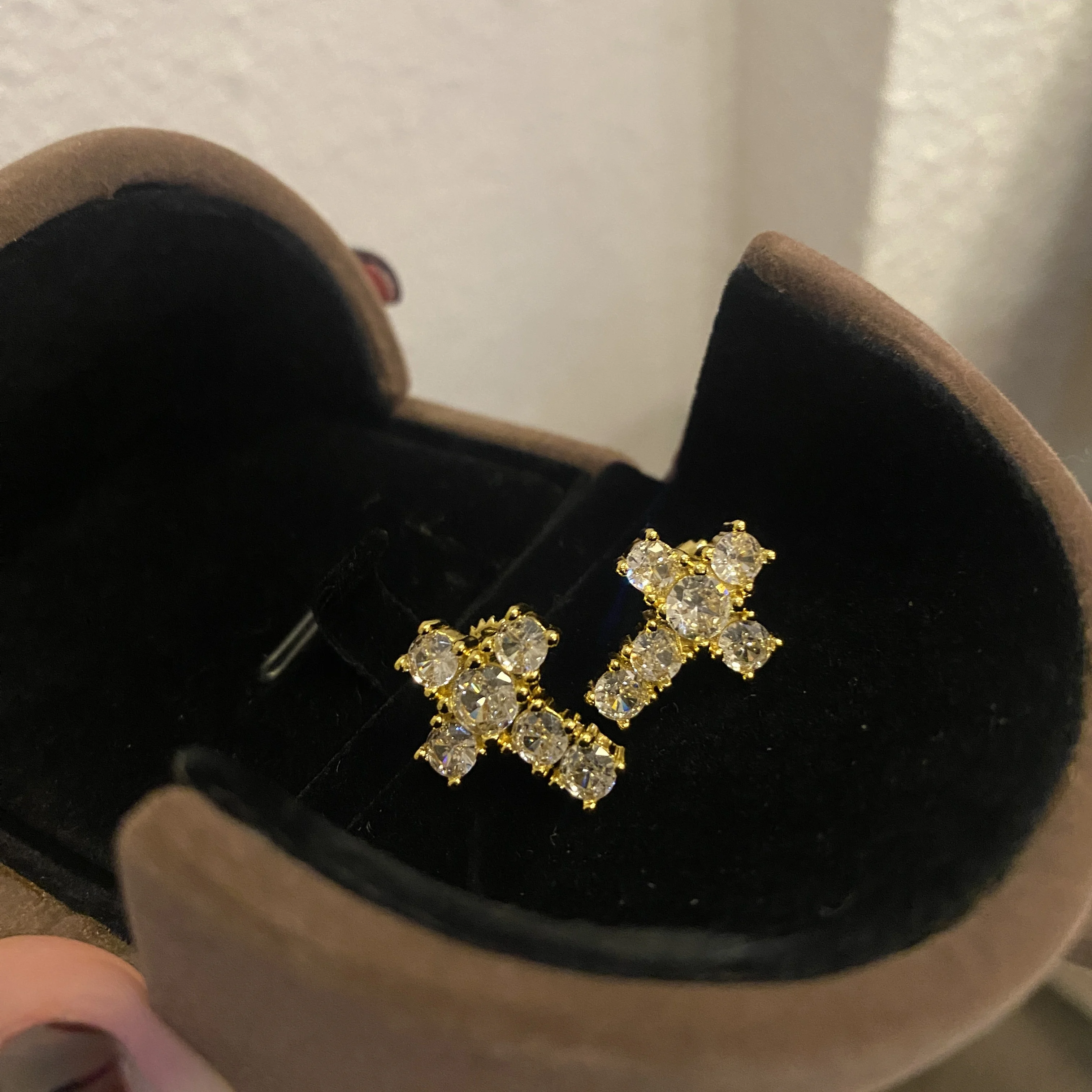 S925 فضة الصليب القوطية أقراط 2025 الاتجاه أقراط مويسانيتي المرأة مجوهرات الأزياء الصغيرة هدايا الحفلات اكسسوارات #4