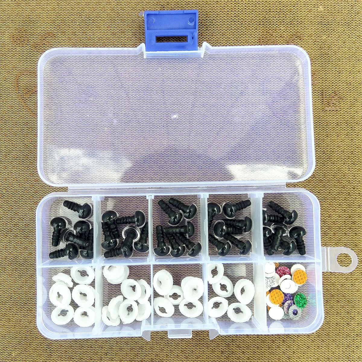30 stücke 3d Glitter Kunststoff Sicherheit Augen Für Häkeln Spielzeug Amigurumi Handwerk Gefüllte Plüsch Spielzeug Tiere Puppen Machen 10/12/14/16mm – Detail 1