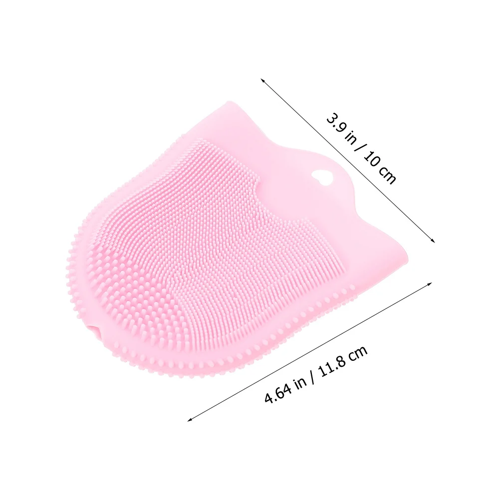 2 uds cepillo de lavado de cara de silicona herramienta exfoliante Manual para mujeres cuidado diario de la piel y cepillo de limpieza Facial de silicona para viajes