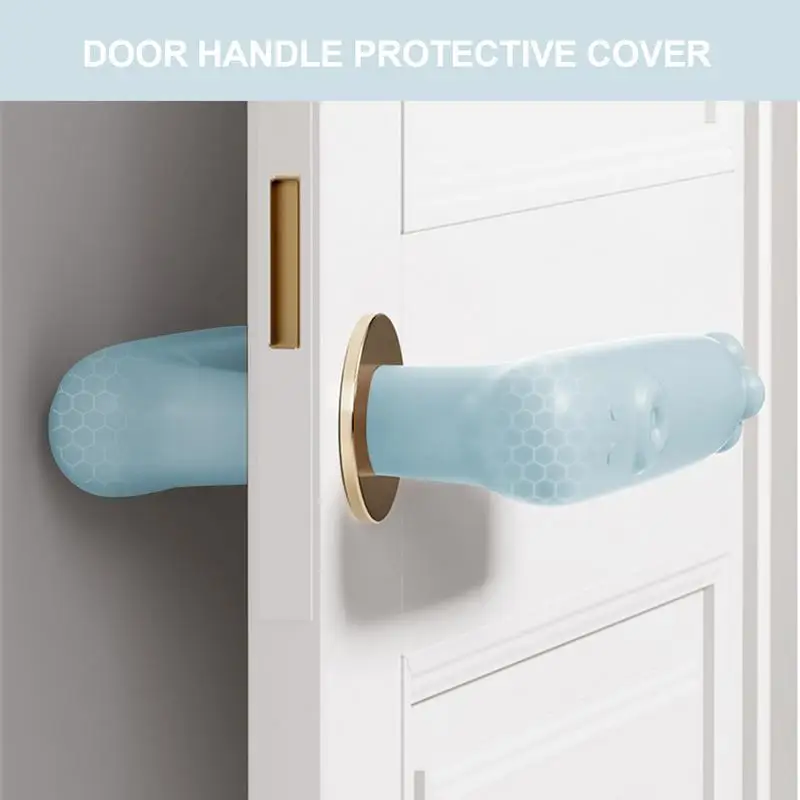 Door Handle Covers Flexible Door Handle Protective Cover Anti-Collision Ensure Children's Safety Door Knob Cushion For Nursery