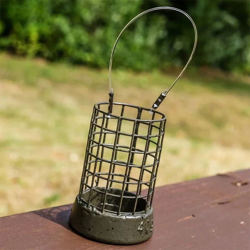 Carp Fishing Cage Feeder – Open End Groundbait Feeder Basket for Carp Feeder Fishing Rig Setup view 3