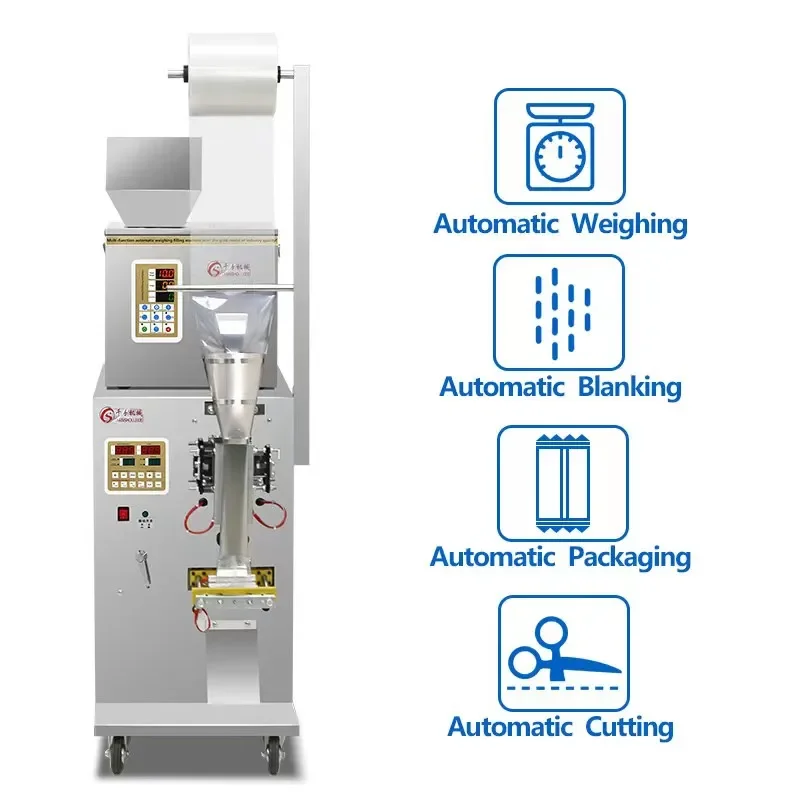 Businesses Crisp Potato Chips Sugar Filling Food package machine Tea Bag Packing Automatic Multi-function packaging machines