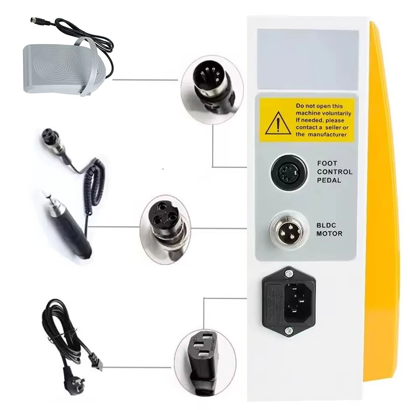 60000RPM Dental Laboratory Equipment Brushless Micromotor High-speed Micro Motor With Handpiece Drill Jewelry Polishing Machine