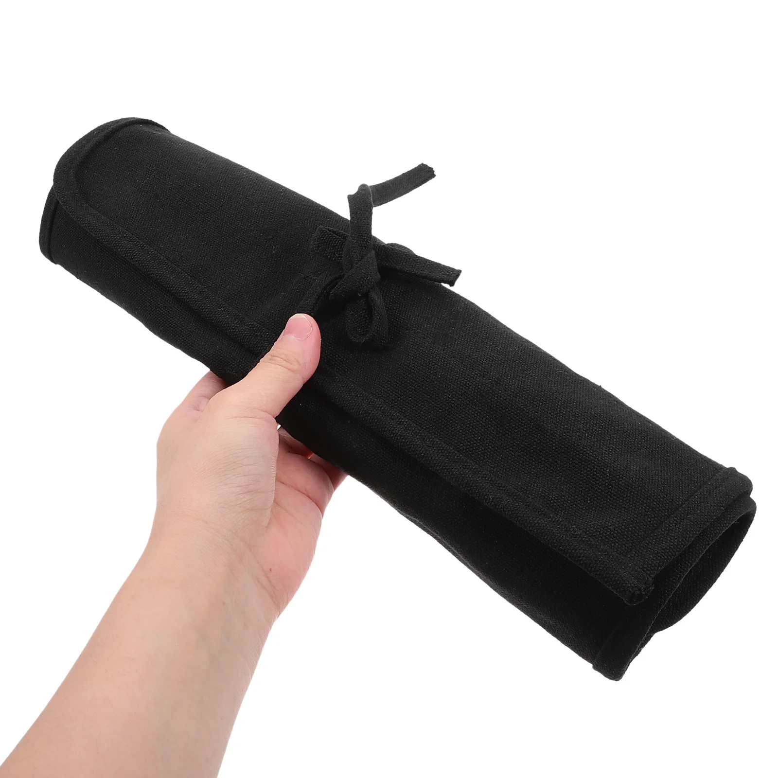 

Canvas Pen Roll Bag Large Capacity Pencil Wrap For Art Students Calligraphy Brush Organizer Stationery Holder Drawing Pouch
