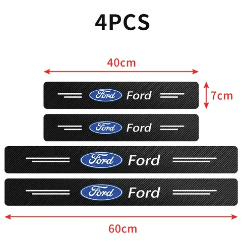 자동차 도어 씰 스트립 안티 스테핑 보호 스트립 포드 이스케이프 용 자동차 액세서리 Kuga Mondeo Ecosport Fiesta Fusion Auto Goods