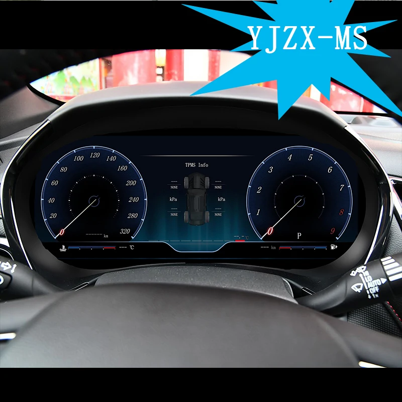 

Цифровая приборная панель MS для Chevrolet Equinox 17-23, 12.3-дюймовый ЖК-дисплей с CarPlay, Android Auto и GPS-навигацией (обновление)