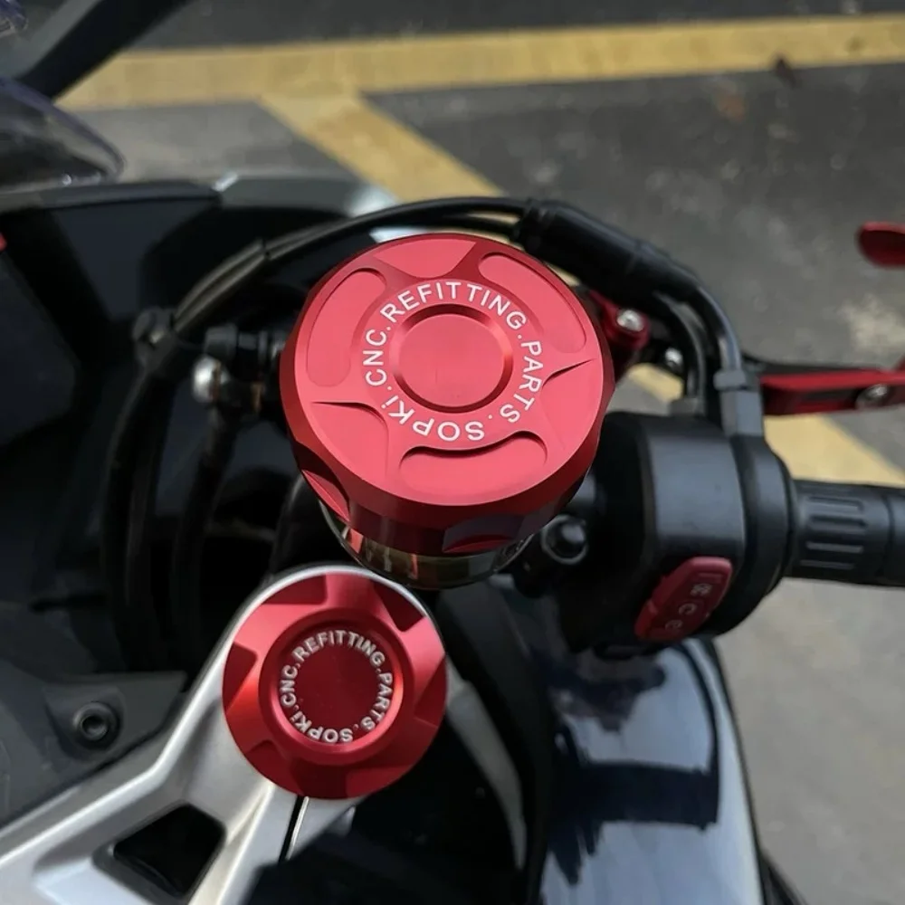 모터사이클 개조 전방 브레이크 오일 탱크 커버 펌프 커버 오일 컵 커버 알루미늄 합금 액세서리 ZONTES 703F 703-F ZT703F용