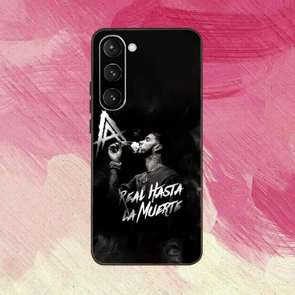 Rapper A- Anuel AA Phone Case For Samsung Galaxy A73,A72,A71,A70,A53,A52,A51,Others Soft Black Cover