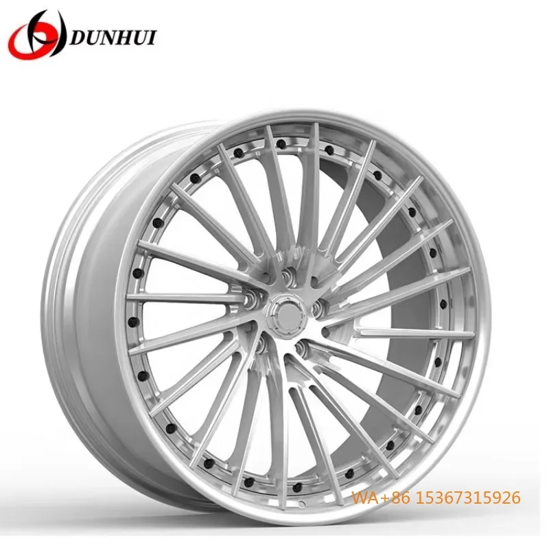 

2026 Hotsale 2 Piece Alloy Forged Wheels Deep Dish 18-22 Inch 5x112 5x120 5x114.3 5x130 Luxury Wheel Hubs