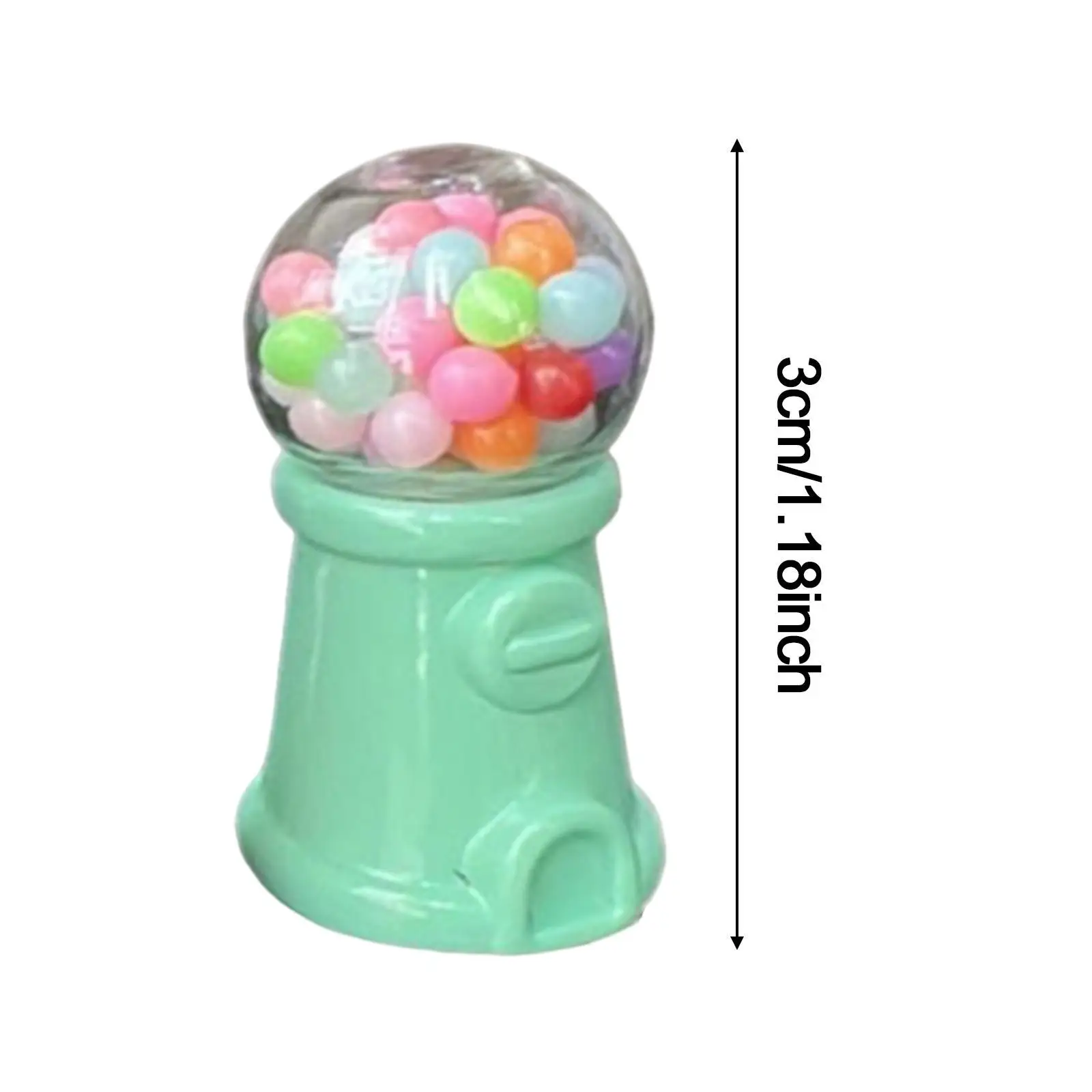 Mini machine à bonbons l'inventaire pour enfants, micro modèle de paysage, jouet de décoration, mini attrape-bonbons pour ornement, décoration britannique pour enfants