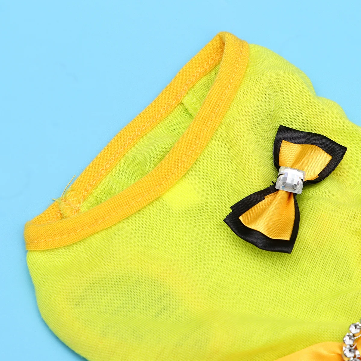 

Pet Bowknot Belt Skirt Clothes Supplies Dog Bow Tutu Dress Puppy Costumes for Party Festival - Size S (Yellow/Yellow Yarn)