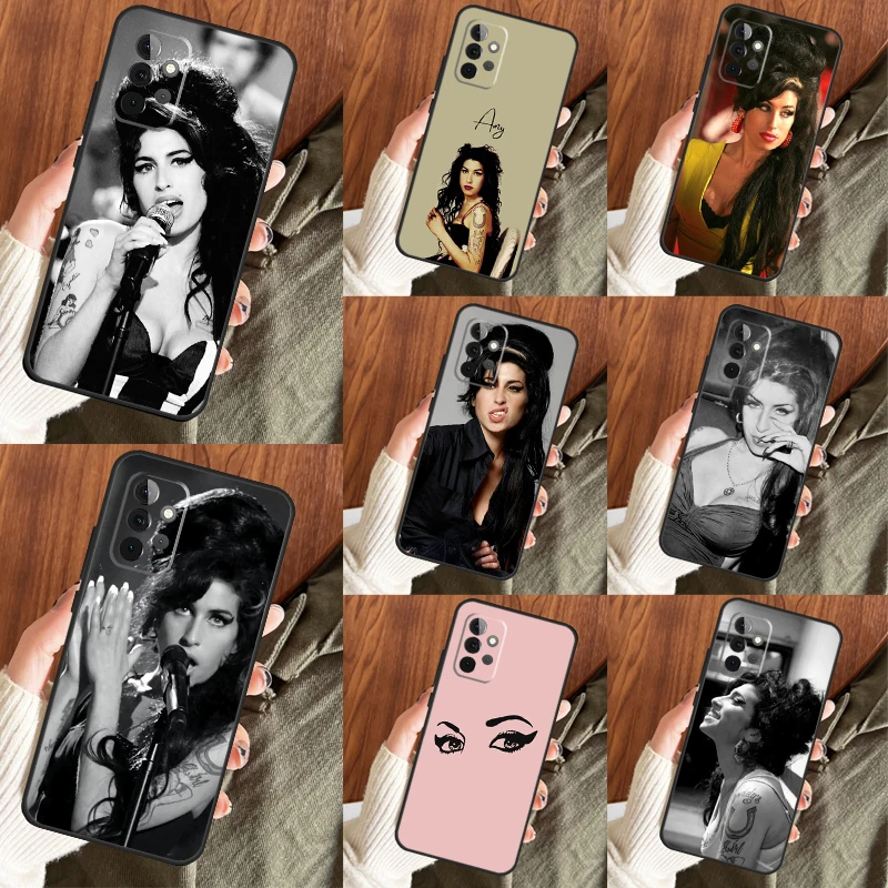 Amy Winehouse Case For Samsung Galaxy A54 A34 A14 A12 A22 A32 A52 A51 A71 A11 A31 A52S A13 A33 A53 Cover