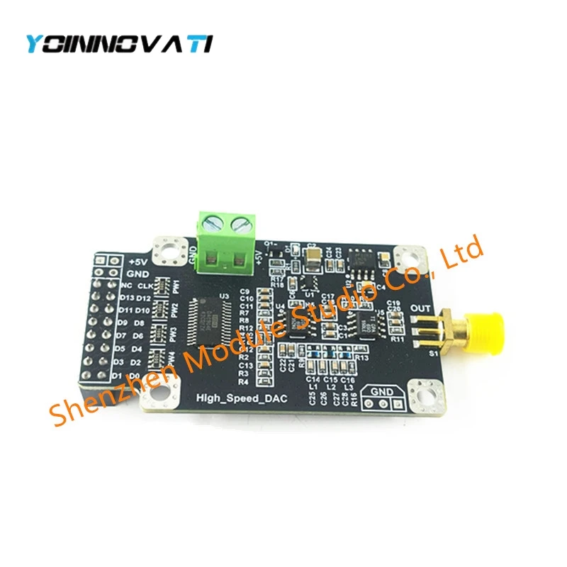 1PCS DAC module high speed 14 bit 165M sampling waveform generation digital to analog converter
