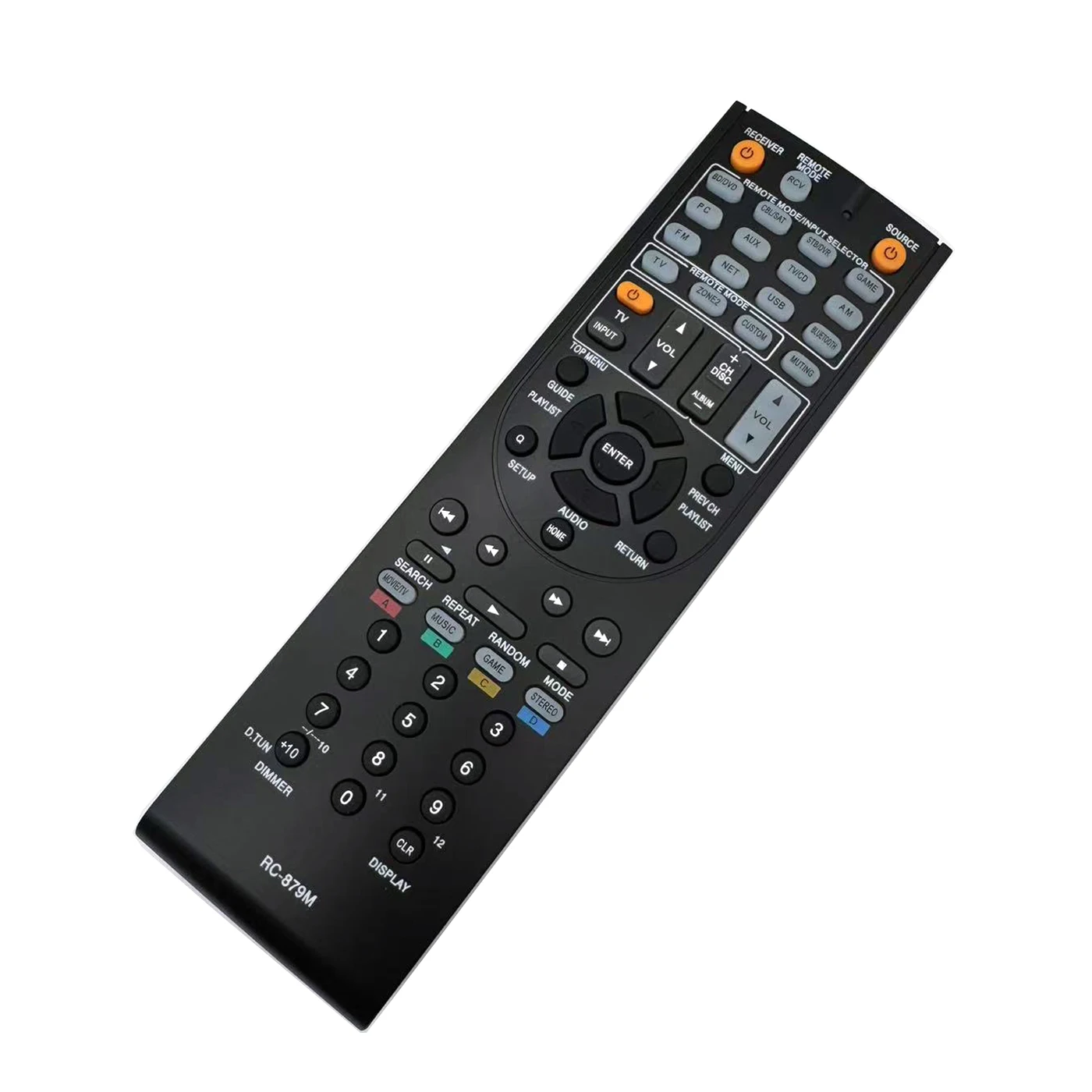 New RC-879M Replace Remote Control for Onkyo AV Receiver TX-SR333 TX-NR535 HT-R393 HT-R593 HT-S3700 HT-S5700 TX-NR535 TX-NR727