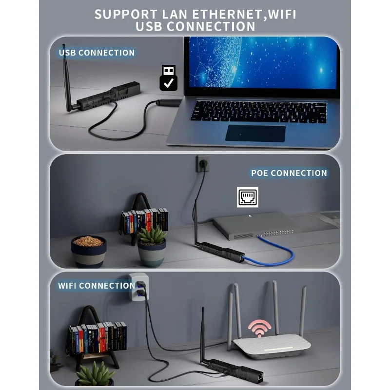SLZB-06 – Zigbee 3.0 zu Ethernet, USB und WiFi-Gateway-Koordinator mit PoE, universelles Gateway für Home Assistant/Zigbee2