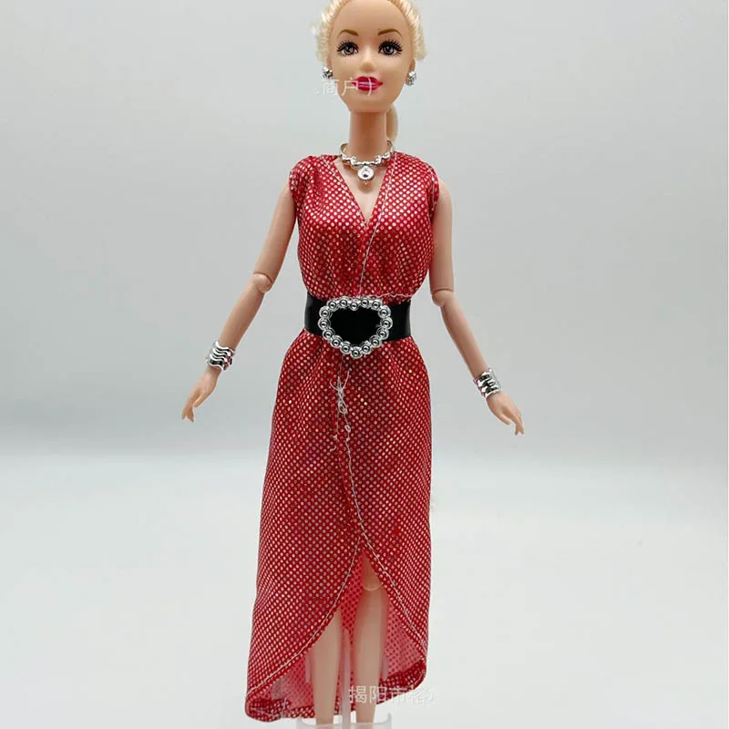 11 cali 30 cm Lalka Księżniczka BABI Zabawki 1/6 Lalka BJD Ruchome Stawy Ciała Modna Suknia Wieczorowa Zestaw Zabawki Dom dla Dziewczynek Prezent