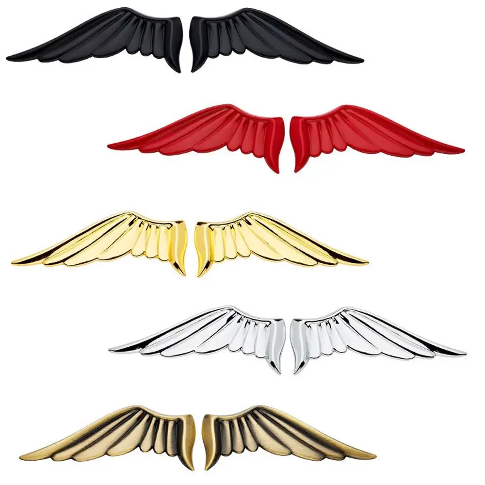 1 пара, автомобильные наклейки с крыльями ангела