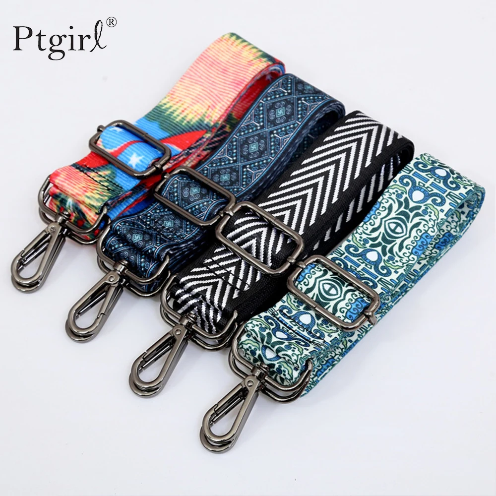 Nylon Colored Belt Bags Strap Accessories for Women 2024 Fashion Adjustable Shoulder Handbag Strap Accessories 2020 New Straps