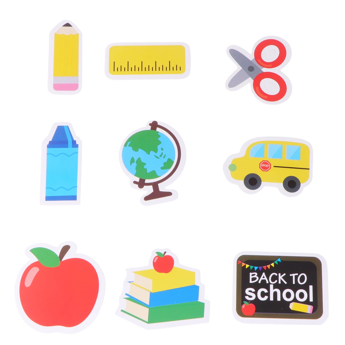 

18 Pcs Cake Decoration Flags Back to School Toppers Premium Paper Classroom Theme Sweet Dessert Party Supplies Safe Lightweight