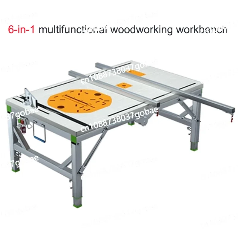 Portable Multifunctional  Electric Woodworking Table Upside Down Sliding Table DIY Folding Lifting Work Saw Table